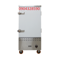 Tủ nấu cơm 12 khay điện gas