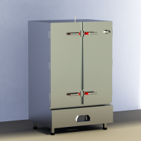 Tủ nấu cơm 24 khay gas điện